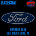 GRABBER BLUE OEM CODE AE BASECOAT