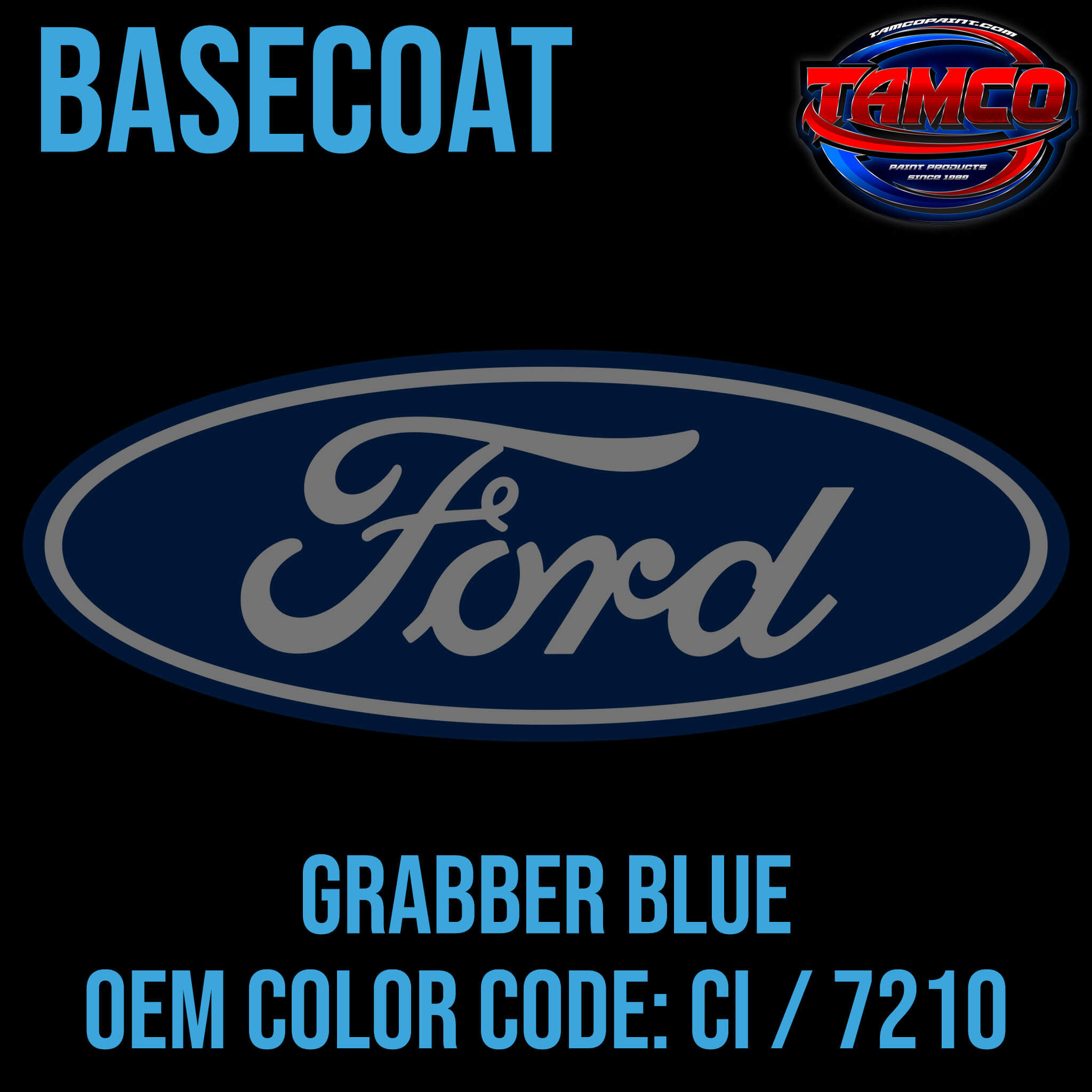 GRABBER BLUE CODE CI OEM BASECOAT
