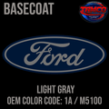 Tamco Paint OEM Ford Light Gray Color Code: 1A / M5100 Basecoat
