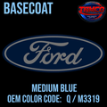 Tamco Paint Ford Medium Blue OEM Color Code: Q / M3319 Basecoat