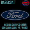 Tamco Paint OEM Ford Medium Calypso Green Code: PT / M6801 Basecoat