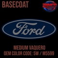 Tamco Paint Ford Medium Vaquero OEM Color Code: 5W / M5599 Basecoat