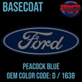 Peacock Blue OEM Basecoat