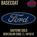 Tamco Paint Ford Sauteme Gold OEM Color Code: Z / M1915 Basecoat
