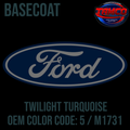 Tamco Paint Ford Twilight Turquoise Basecoat
