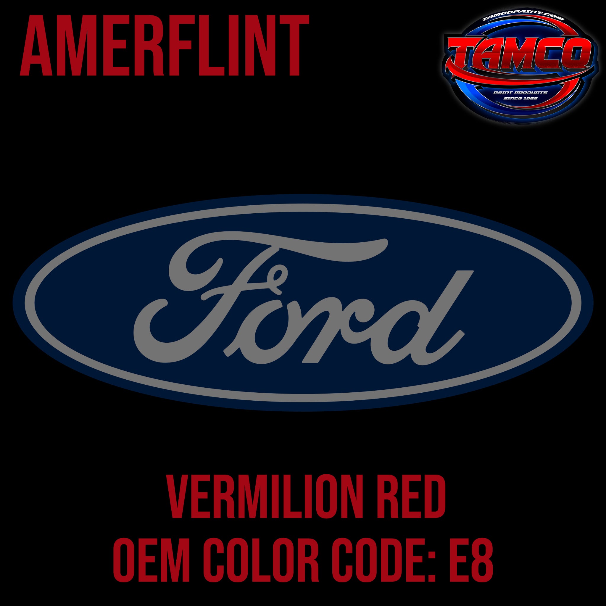 Vermilion Red OEM Amerflint II Singlestage