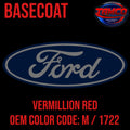 Ford Vermilion Red OEM Basecoat