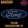 Tamco Paint Ford Yellow OEM COLORCODE: YQ Basecoat