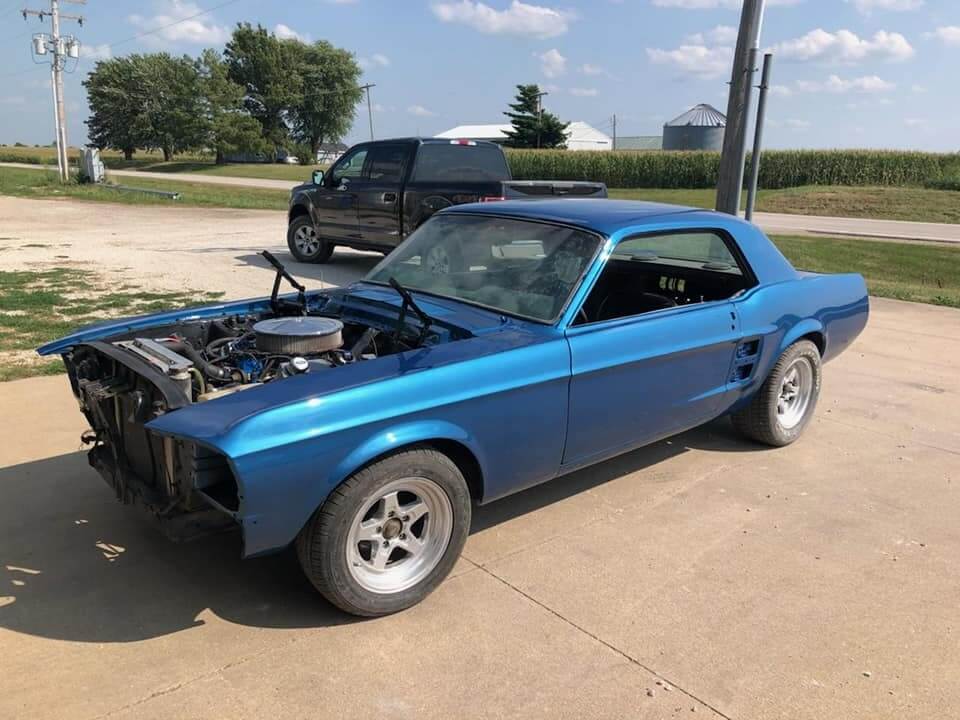 Tamco Paint Ford Acapulco Blue Metallic on 1967 Ford Mustang Coupe