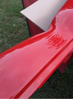 Tamco Paint Ford Bright Red and Ford High Performance White on Ford Gran Torino