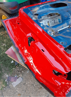 Tamco Paint Ford Bright Red and Ford High Performance White on Ford Gran Torino