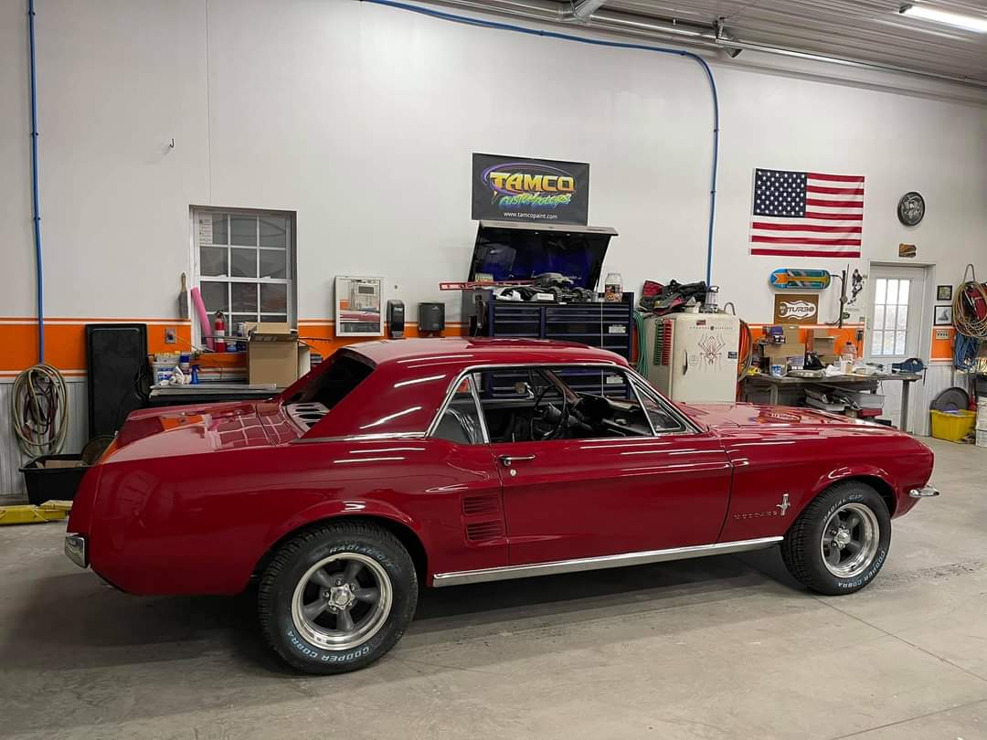 Ford Candy Apple Red Car