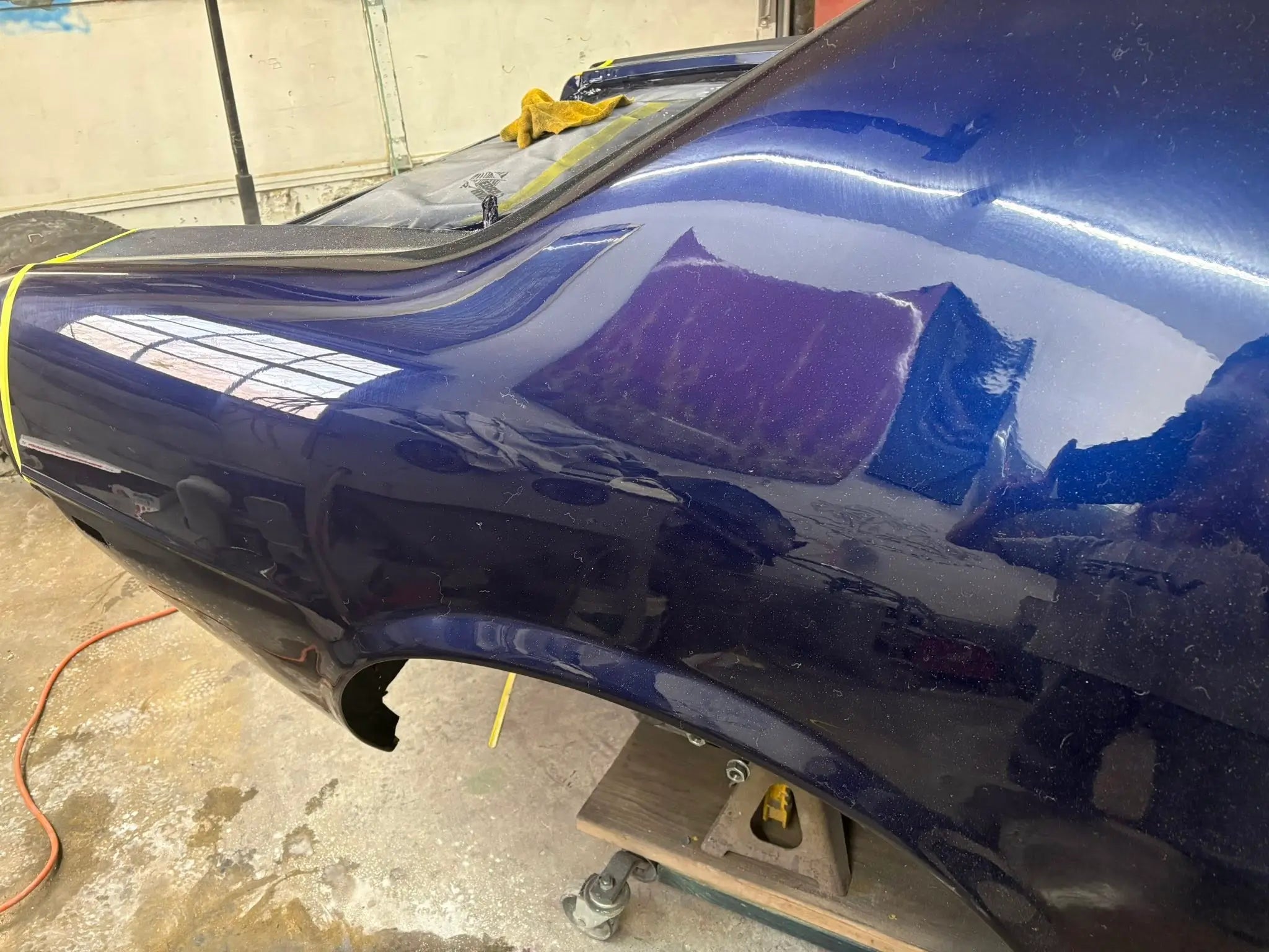Tamco Paint Ford Kona Blue Pearl on 1969 Ford Mustang