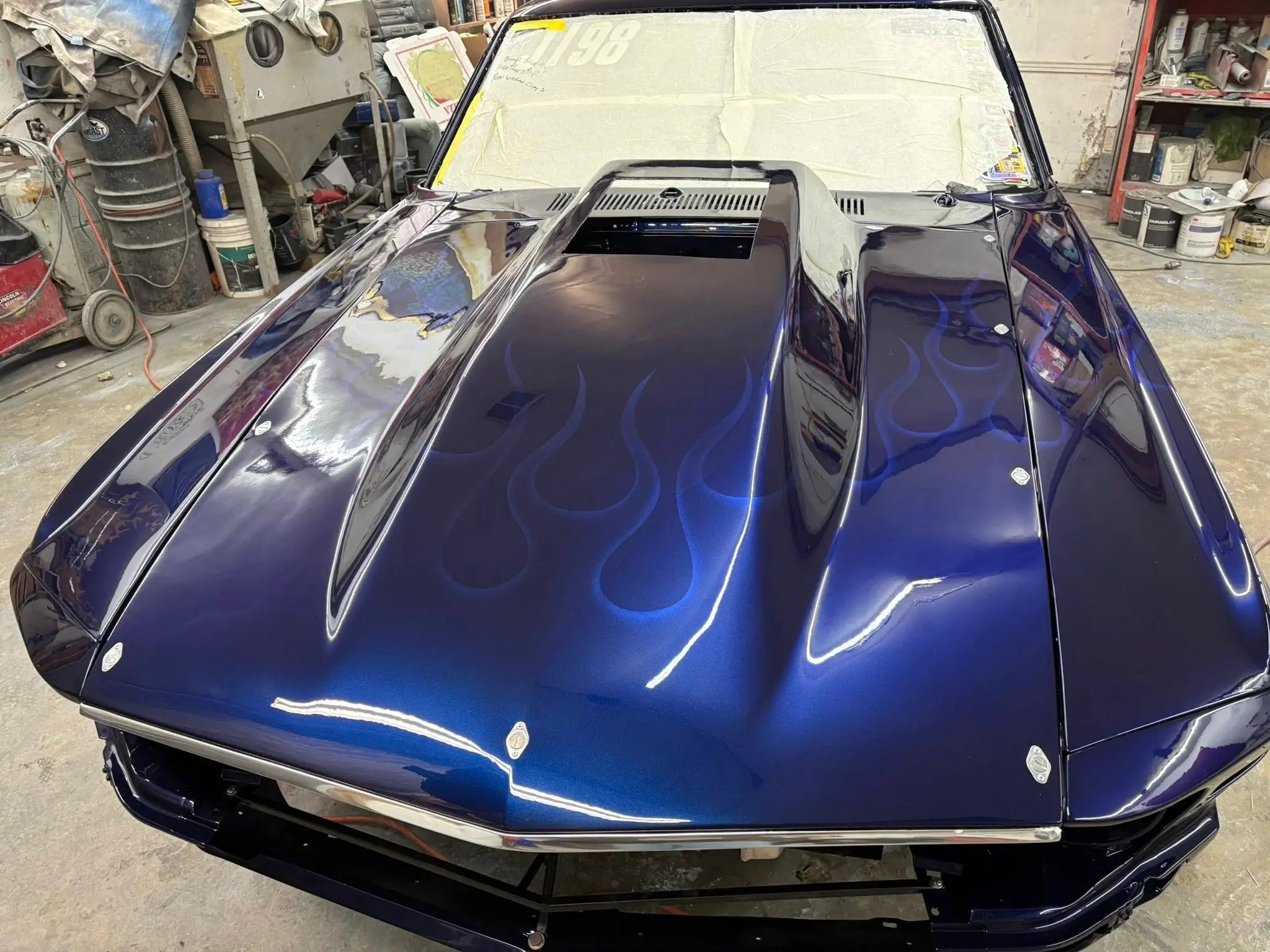 Tamco Paint Ford Kona Blue Pearl on 1969 Ford Mustang