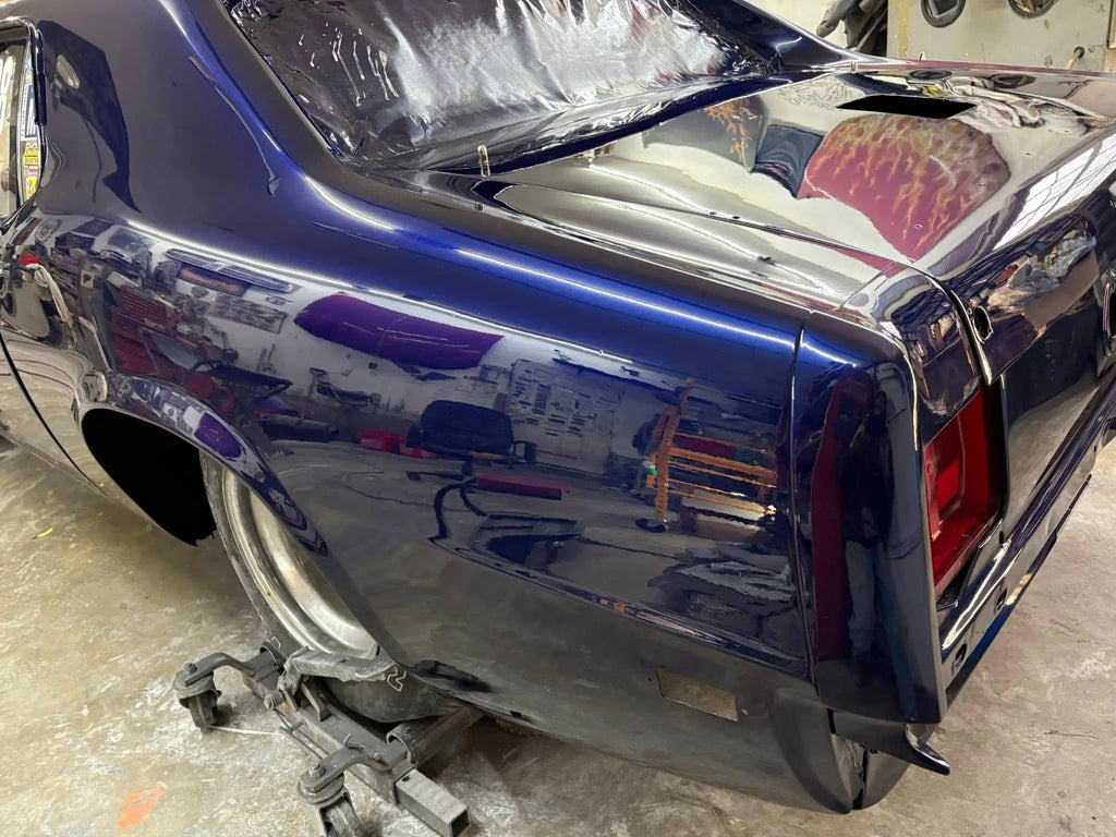 Tamco Paint Ford Kona Blue Pearl on 1969 Ford Mustang