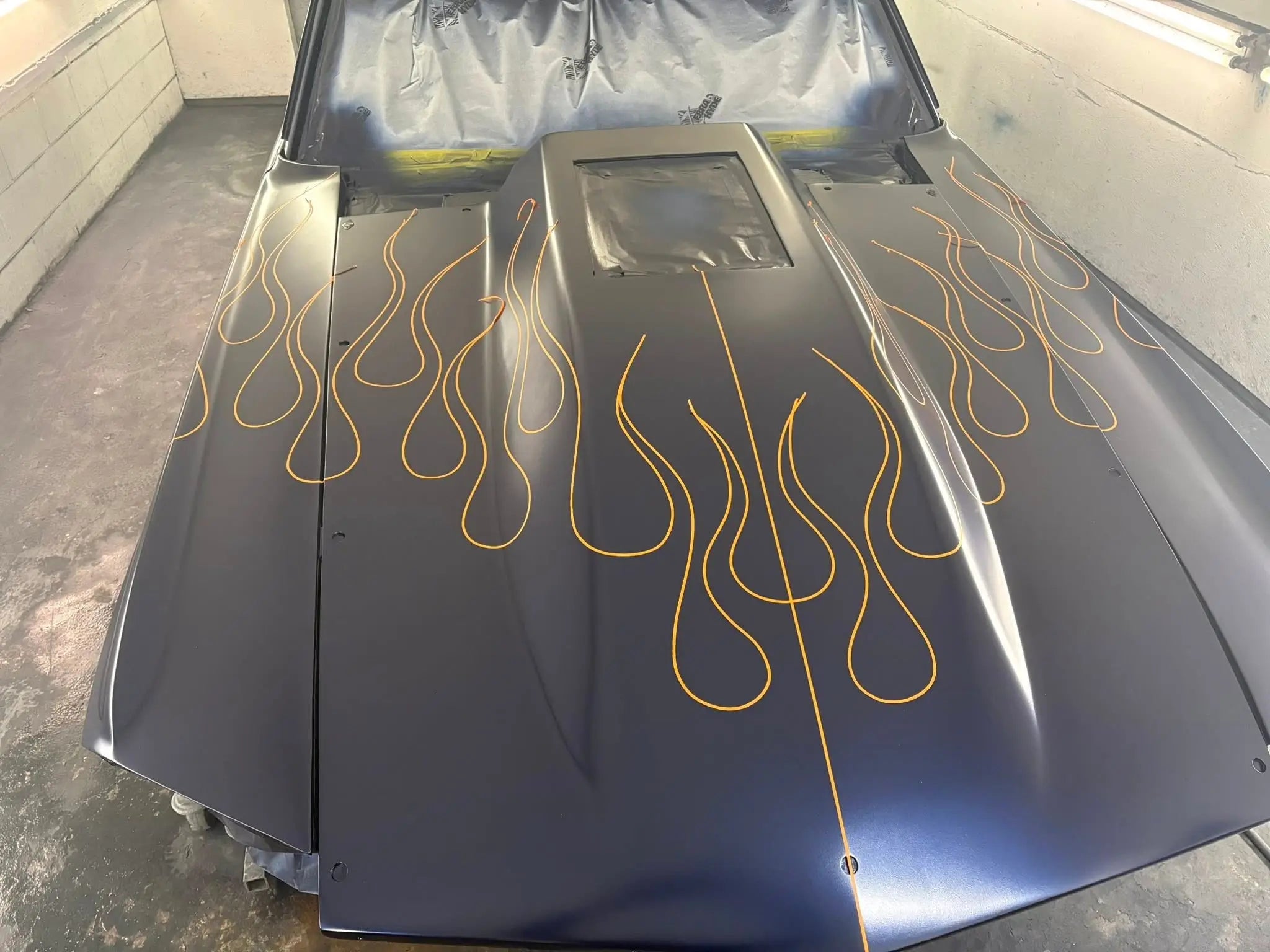 Tamco Paint Ford Kona Blue Pearl on 1969 Ford Mustang