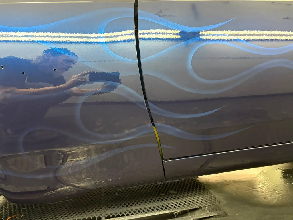 Tamco Paint Ford Kona Blue Pearl on 1969 Ford Mustang