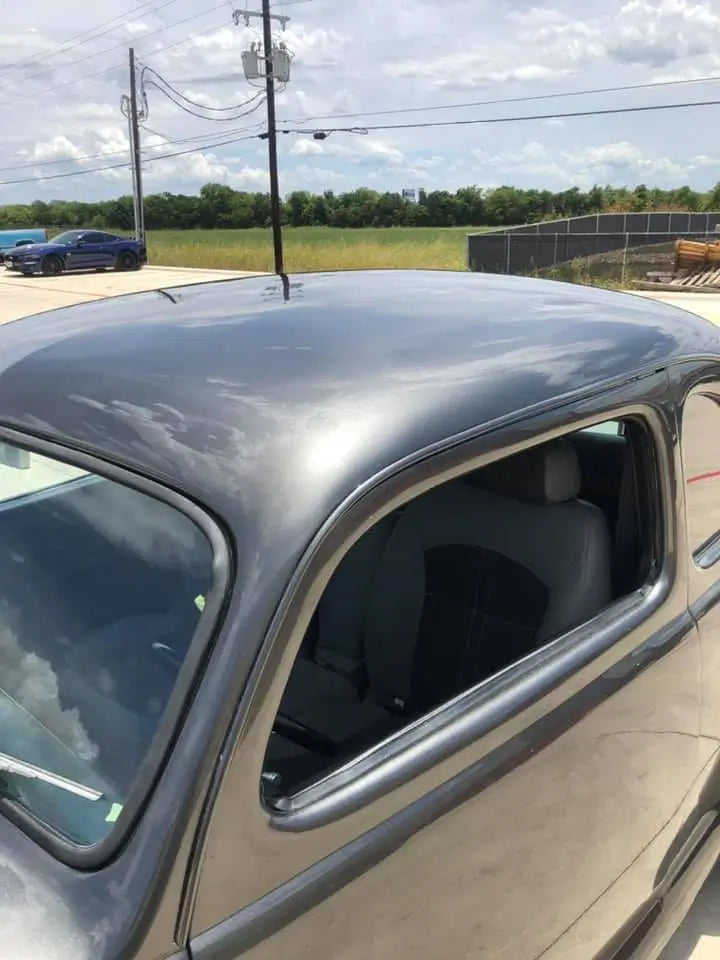 Tamco Paint Ford Magnetic Grey on 1947 Ford Super Deluxe