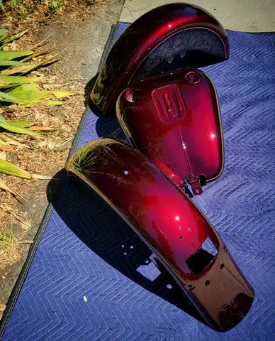 Tamco Paint Ford Merlot Red & OG Red Candy Concentrate in Motorcycle Parts