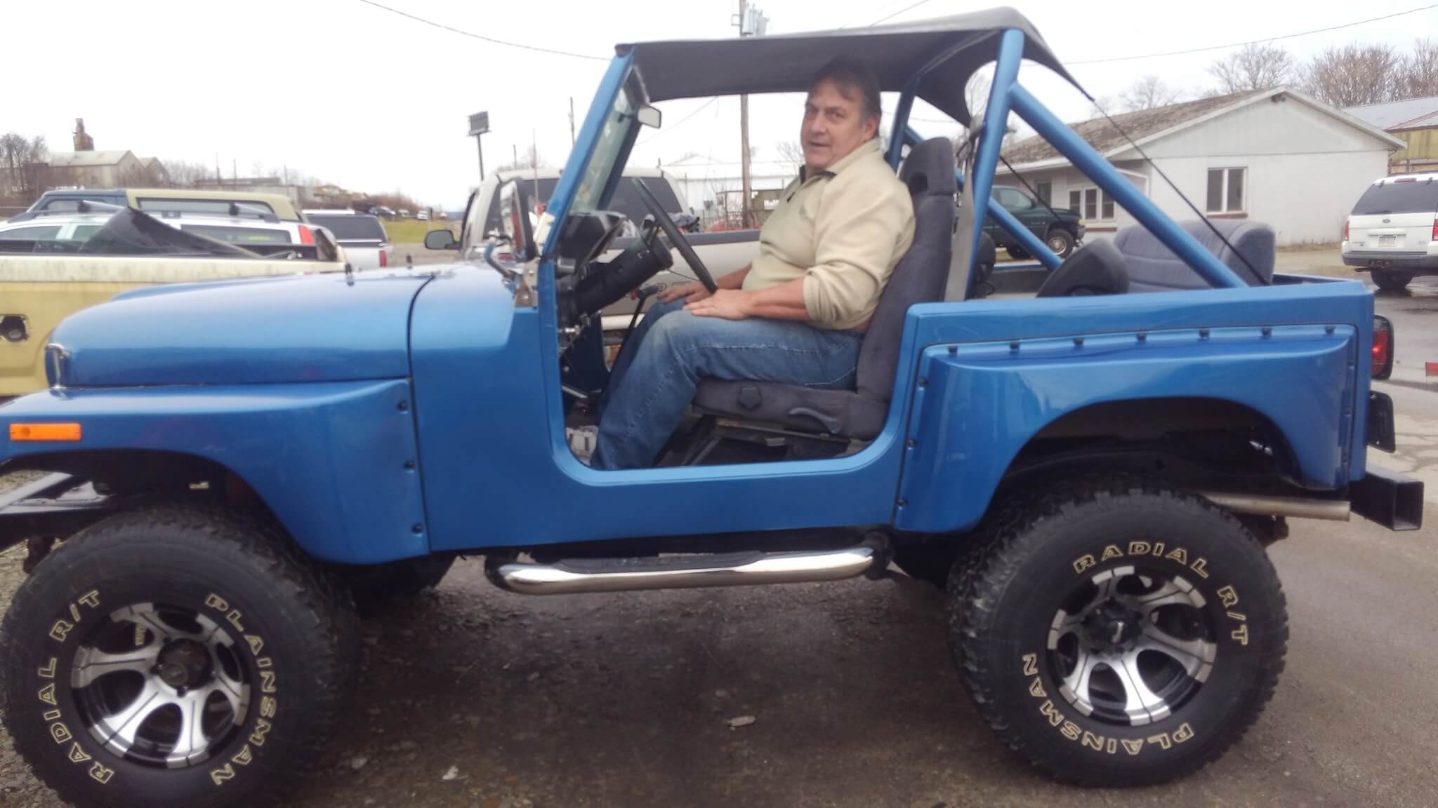 Tamco Paint Ford Regatta Blue on Jeep CJ-7