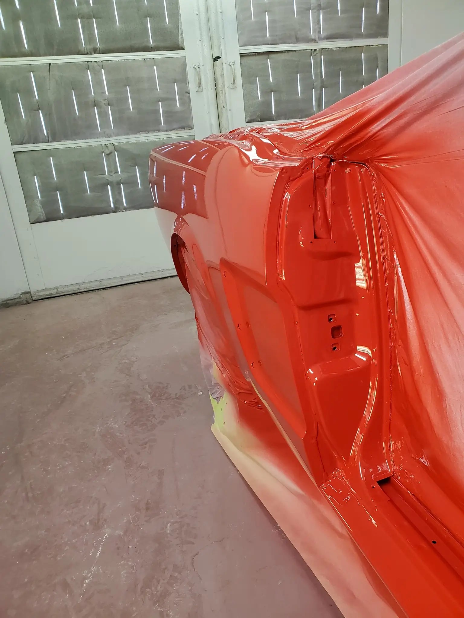 Tamco Paint Ford Torch Red on 1967 Ford Mustang