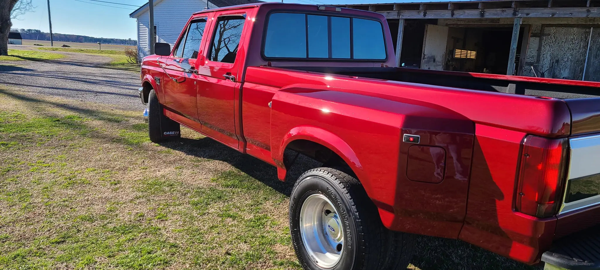 Tamco Paint Ford Toreador Red on 1997 Ford F350 XLT