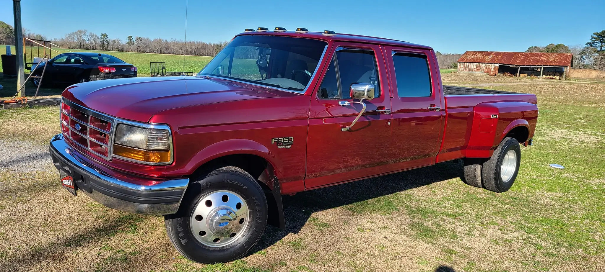 Tamco Paint Ford Toreador Red on 1997 Ford F350 XLT