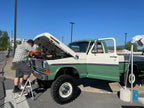 Tamco Paint Ford Wimbledon White & Ford Caribbean Turquoise on 1970 Ford F250