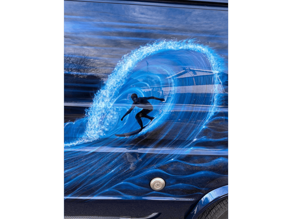 Tamco Paint Freedom Blue on Ford Econoline / Club Wagon
