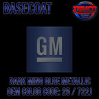 Dark Ming Blue OEM Basecoat