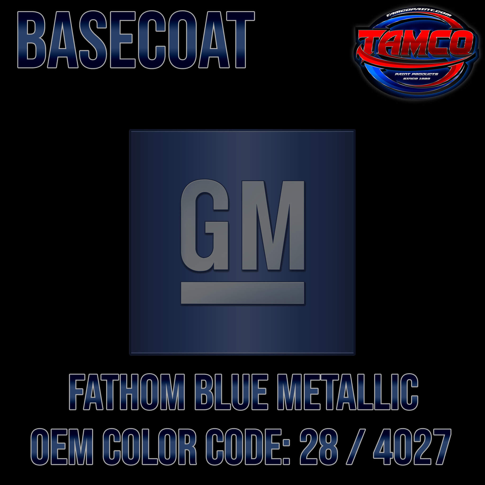 Fathom Blue Metallic OEM Basecoat