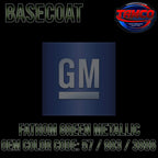 Fathom Green Metallic OEM Basecoat