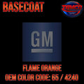 GM Flame Orange OEM Basecoat