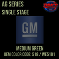 Tamco Paint OEM GM Medium Green Color Code: 518 / WE5191 AG SS