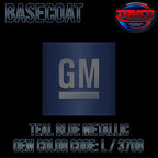 Teal Blue Metallic Basecoat