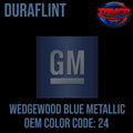 GM Wedgewood Blue Metallic | 24 | 1973 | OEM DuraFlint Series Single Stage