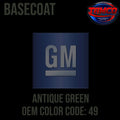 GM Antique Green Code 49 OEM Basecoat