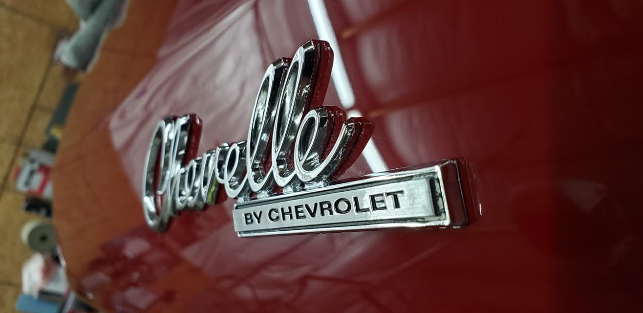 Tamco Paint GM Garnet Red in 1969 Chevrolet Chevelle SS Convertible