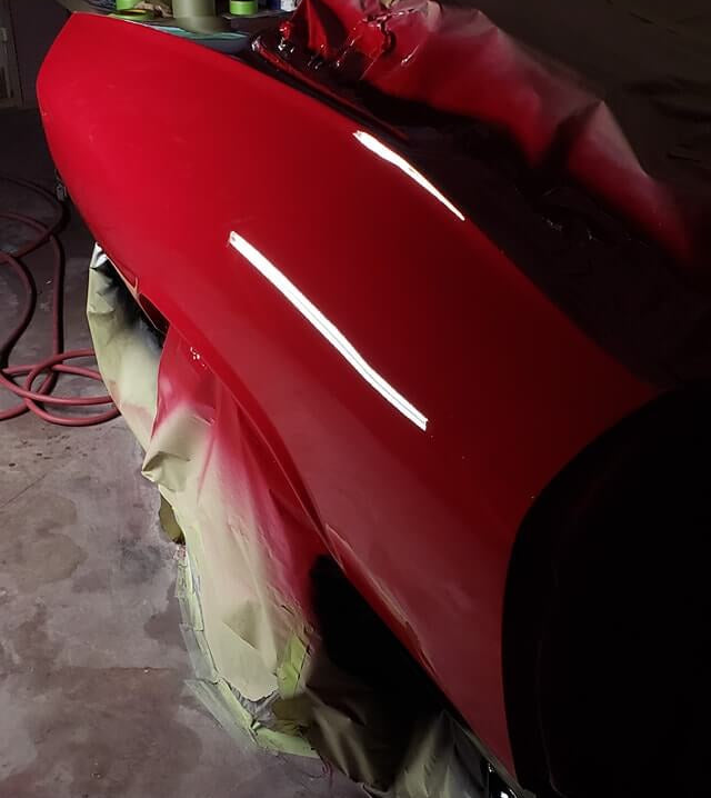 Tamco Paint GM Garnet Red in 1969 Chevrolet Chevelle SS Convertible