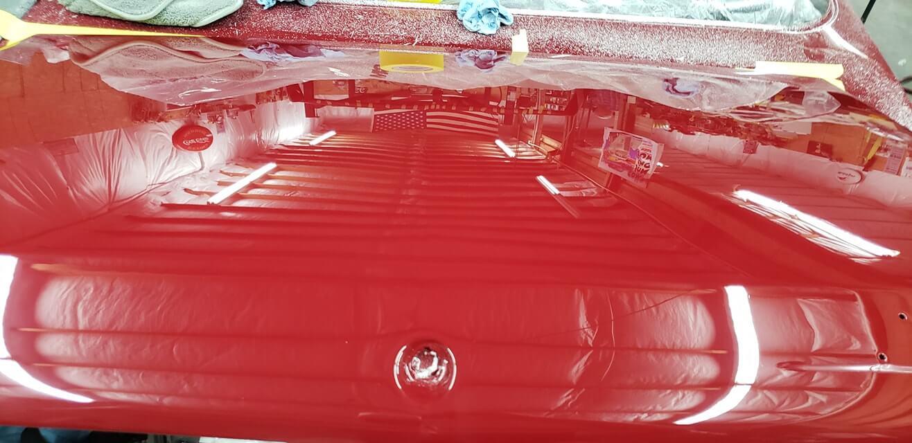 Tamco Paint GM Garnet Red in 1969 Chevrolet Chevelle SS Convertible
