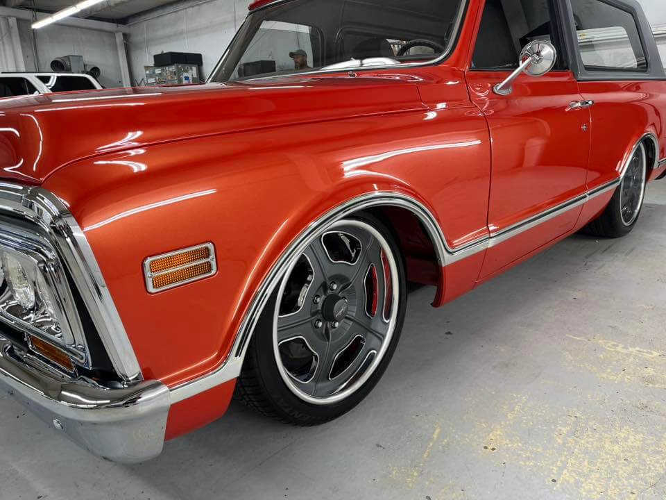 Tamco Paint GM Inferno Orange Pearl in GMC Jimmy