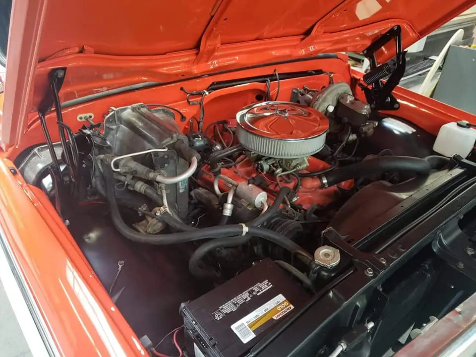Tamco Paint GM Hugger Orange and GM Pure White on 1972 Chevrolet C10