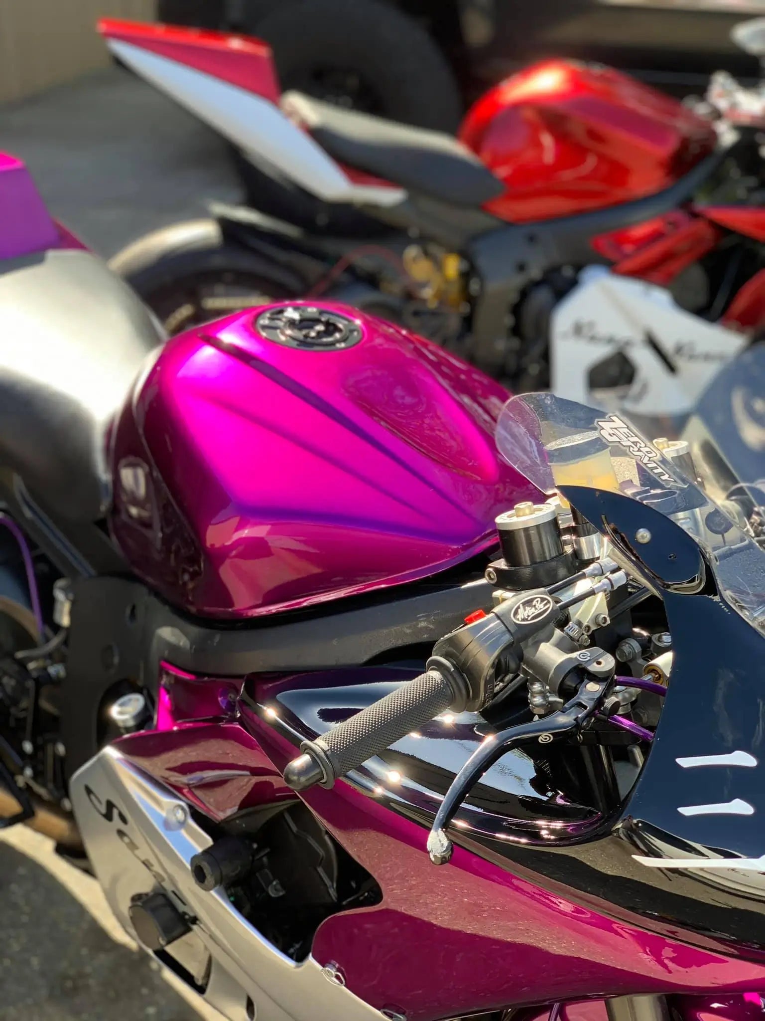 Tamco Paint Grapeness - 2K Candy Kit on Yamaha YZF-R6