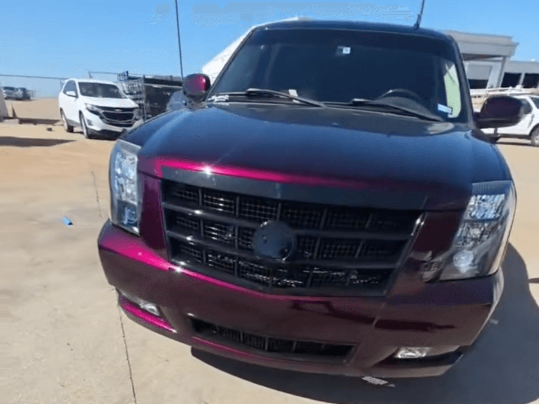 Tamco Paint Grapeness 2K Candy on Cadillac Escalade