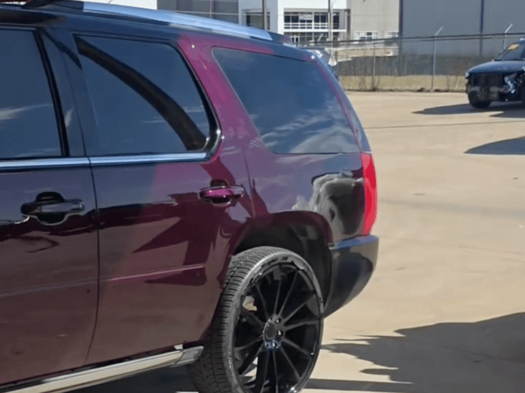 Tamco Paint Grapeness 2K Candy on Cadillac Escalade