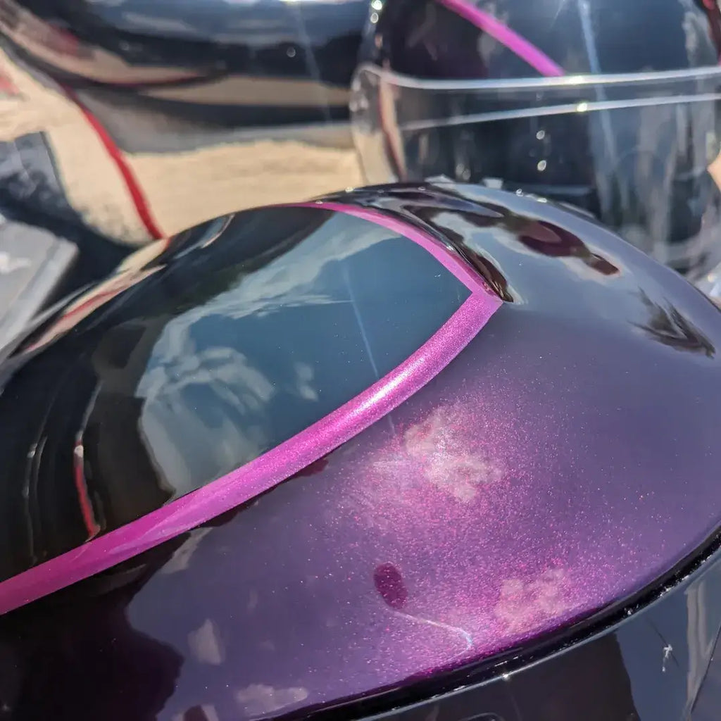 Tamco Paint Grapeness Candy Concentrate on Helmet