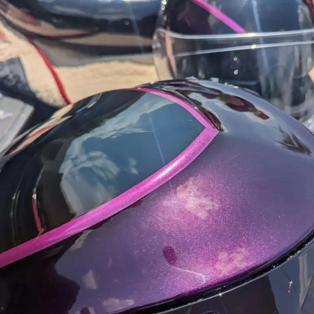 Tamco Paint Grapeness Candy Concentrate on Helmet