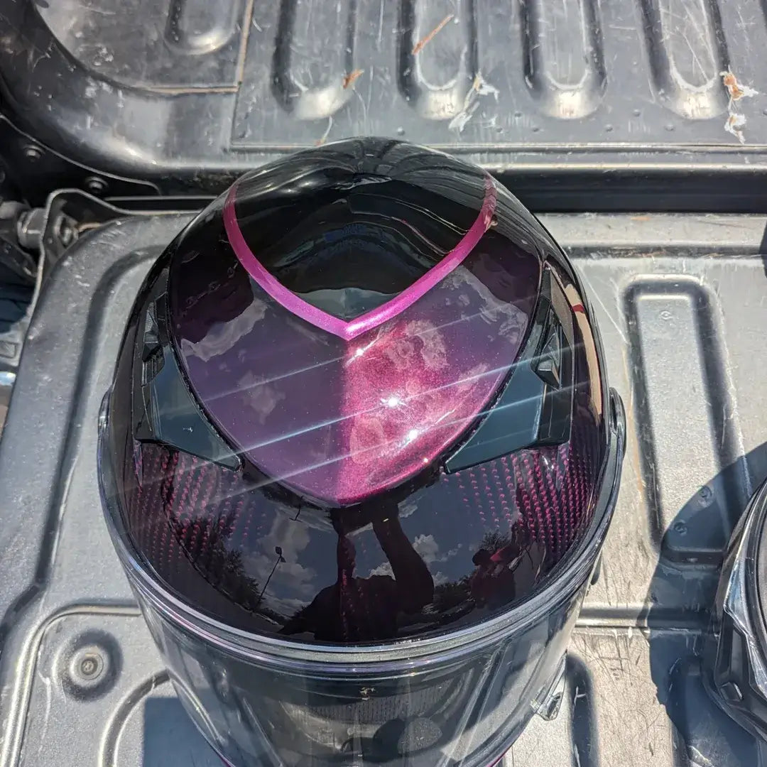 Tamco Paint Grapeness Candy Concentrate on Helmet
