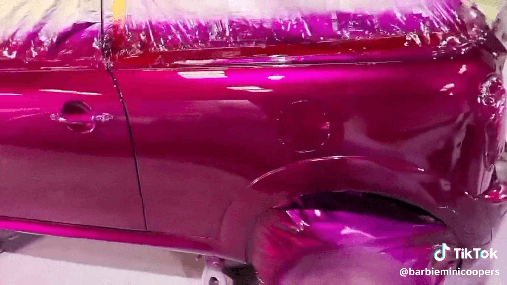 Tamco Paint Grapeness Candy Concentrate on Mini Cooper