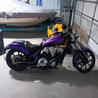 Tamco Paint Grapeness and Black Metal Candy Concentrate in 2010 Honda Fury